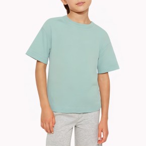 Girls' Casual Crew Neck Short Sleeve Tee