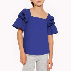 Fashionable Girls' Short Sleeve Top