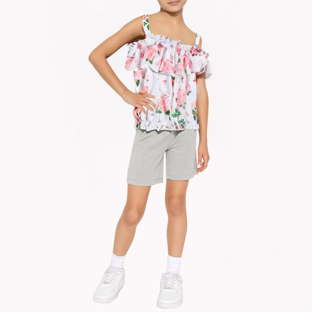 Elegant Girls' Short Sleeve T-Shirt