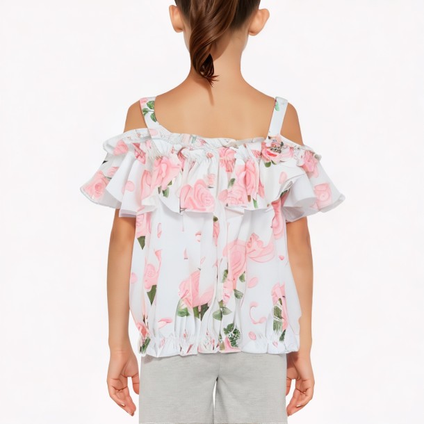 Elegant Girls' Short Sleeve T-Shirt