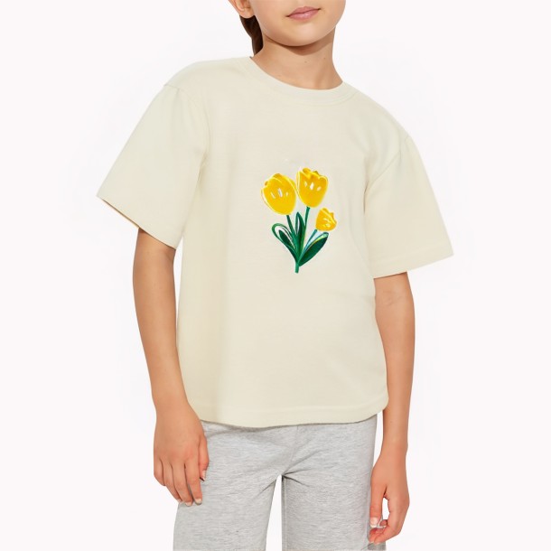 Tulip Girls' Short Sleeve T-Shirt