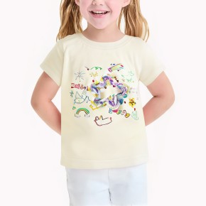 Girls' Woven Star Short Sleeved Shirt