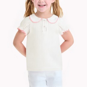 Doll Collar Girl Short Sleeves