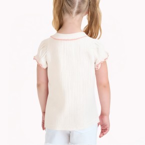 Doll Collar Girl Short Sleeves