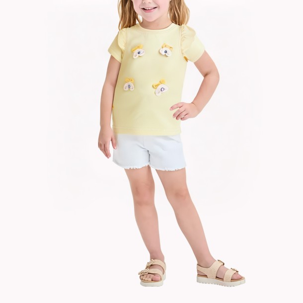 Yellow Flying Sleeves For Girls