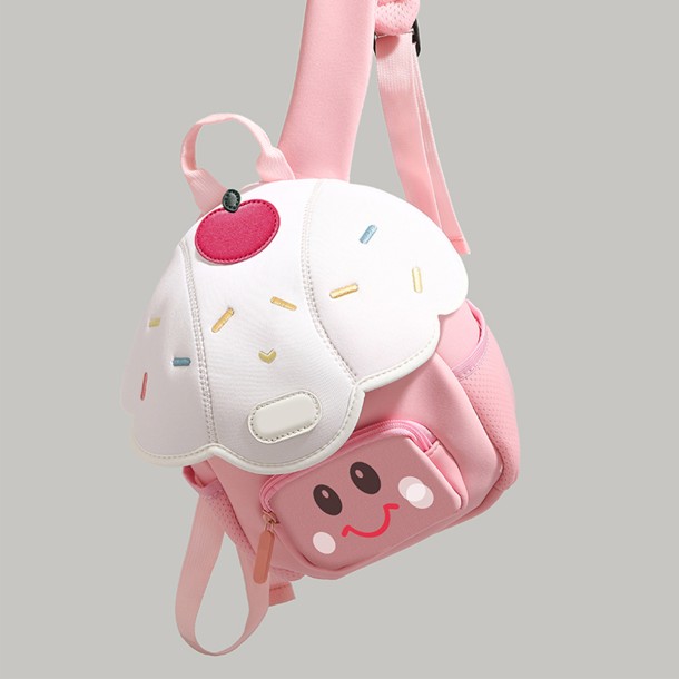 Cute Smiling Face Mushroom Backpack