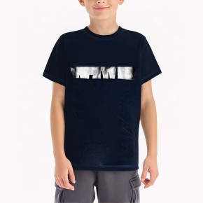 Boys' Summer Crew Neck Short Sleeve Top