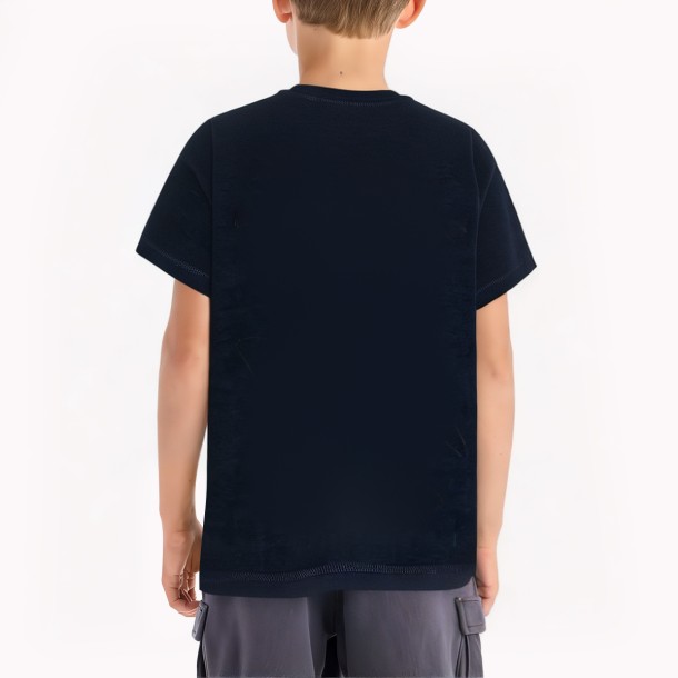 Boys' Summer Crew Neck Short Sleeve Top