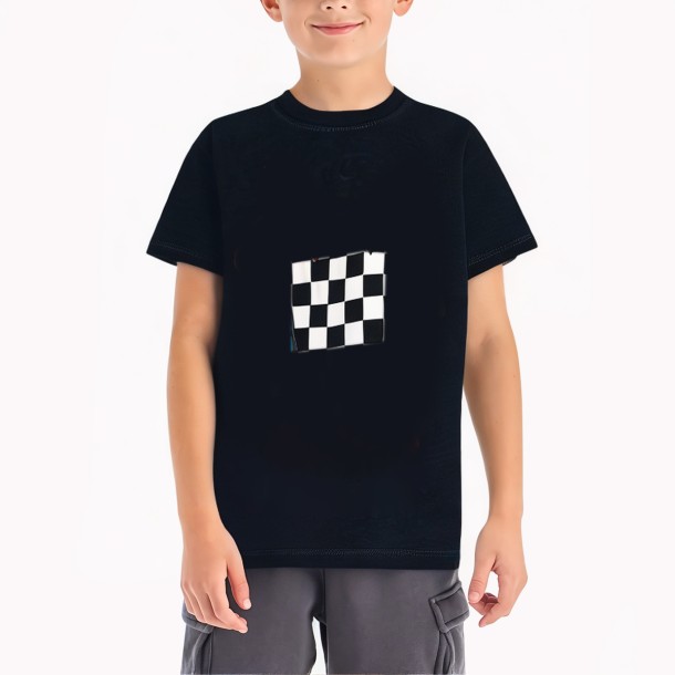 Superhero Print Boys' Short Sleeve Top