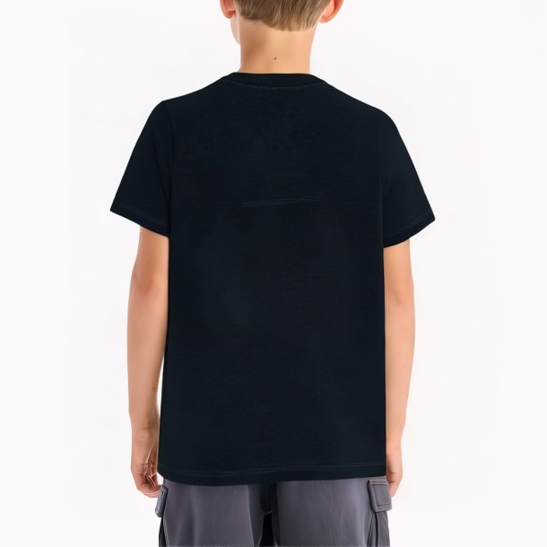 Superhero Print Boys' Short Sleeve Top