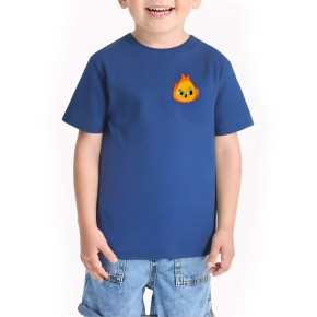 Boys' Flame Print Short Sleeve Top
