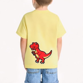 Boys' Tyrannosaurus Rex Print Short Sleeved Top