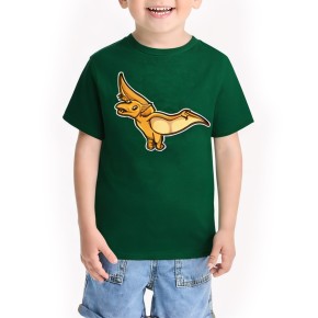 Pterosaur Print Boys' Short Sleeved Top
