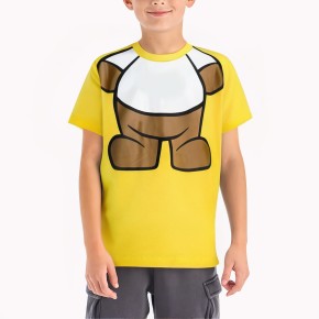 Fashionable Boys' Cotton Short Sleeved T Shirt