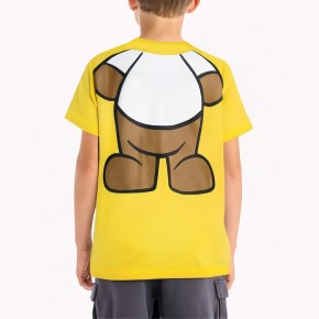 Fashionable Boys' Cotton Short Sleeved T Shirt