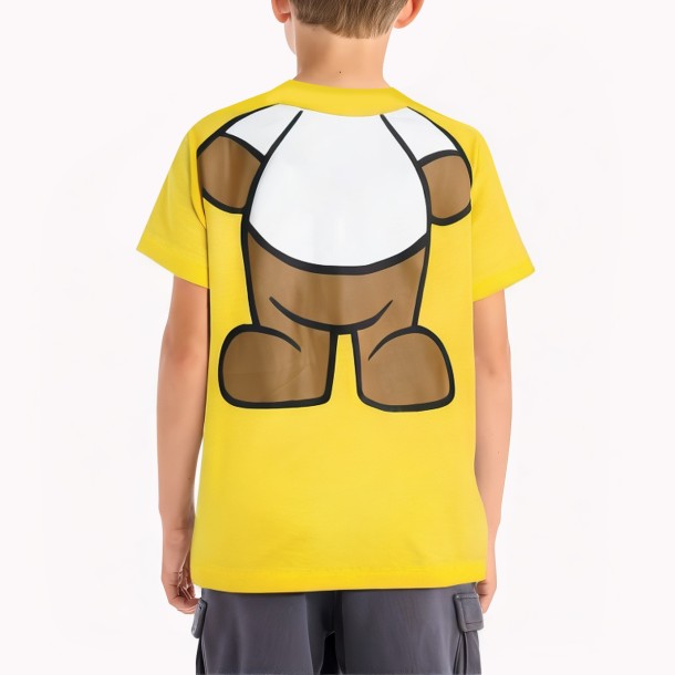 Fashionable Boys' Cotton Short Sleeved T Shirt