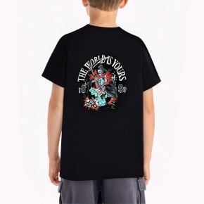 Boys' Summer Casual Cotton Short Sleeved T Shirt