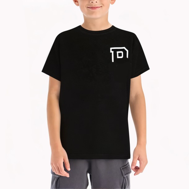 Boys' Pikachu Printed Cotton T Shirt