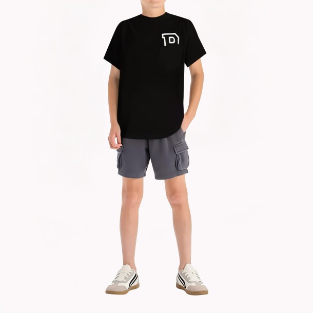 Boys' Pikachu Printed Cotton T Shirt