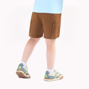 Brown Boys' Work Shorts