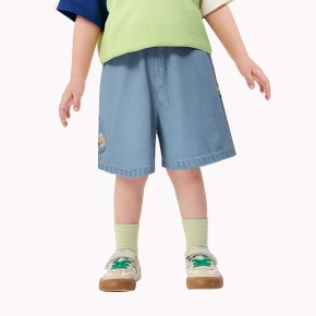 Light Blue Boy's Denim Shorts