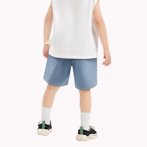 Light Blue Boy's Denim Shorts