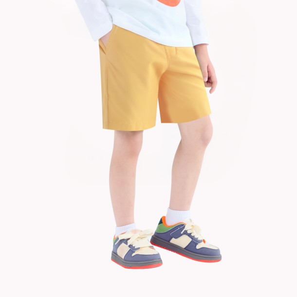 Boys' Solid Color Casual Shorts