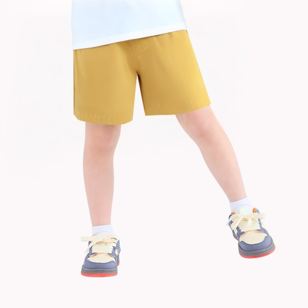 Boys' Solid Color Casual Shorts