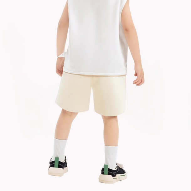White Cotton Boy Shorts