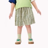 Irregular Striped Boy Shorts