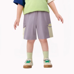 Fashionable Boys Contrast Color Shorts