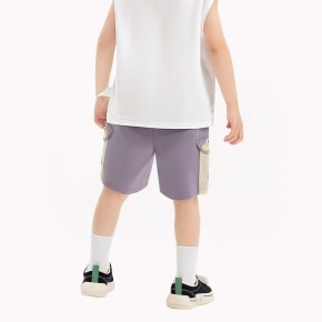 Fashionable Boys Contrast Color Shorts