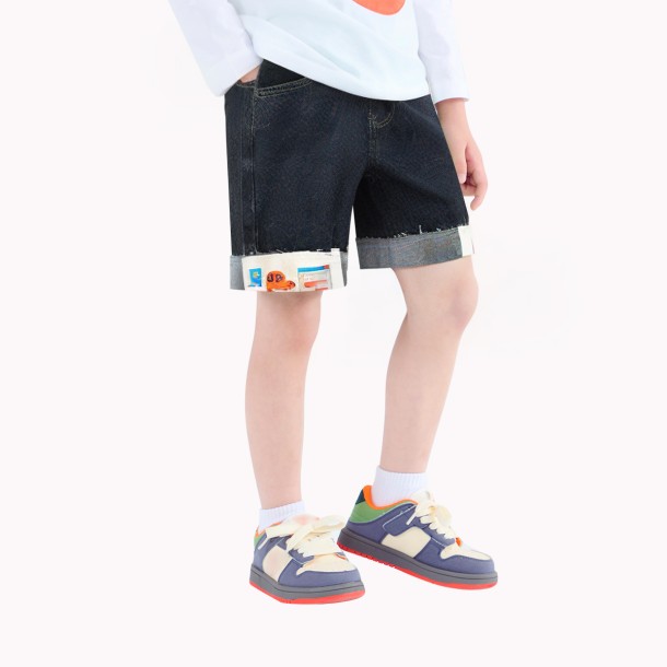 Boys' Patchwork Jeans