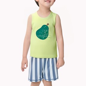 Boys Shoulder Button Vest