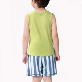 Boys Shoulder Button Vest