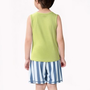 Boys Shoulder Button Vest