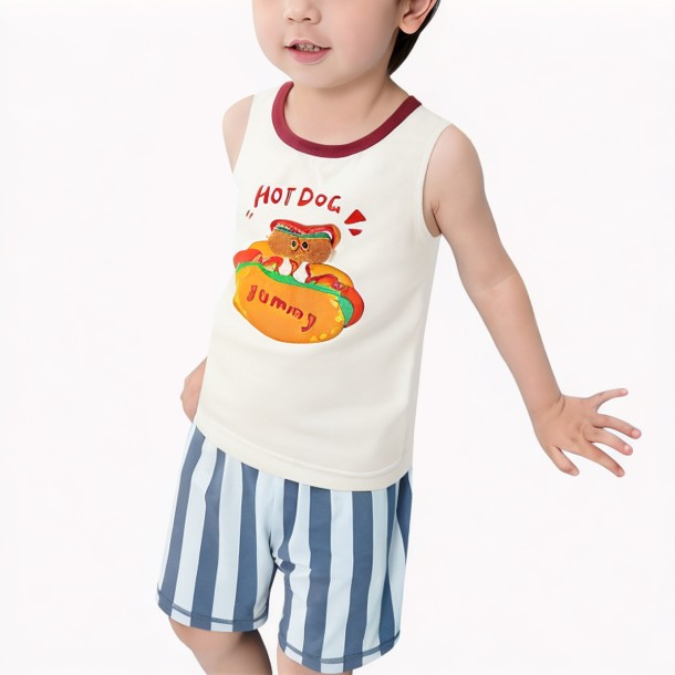 Children's Fashionable Contrast Vest