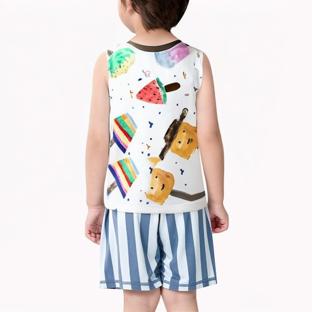 Boys' Cute Summer Printed Vest