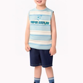 Children's Wide Striped Vest