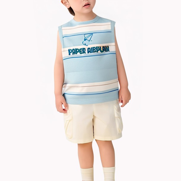Children's Wide Striped Vest