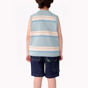 Children's Wide Striped Vest