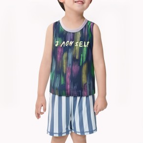 Boys' Colorful Graffiti Vest