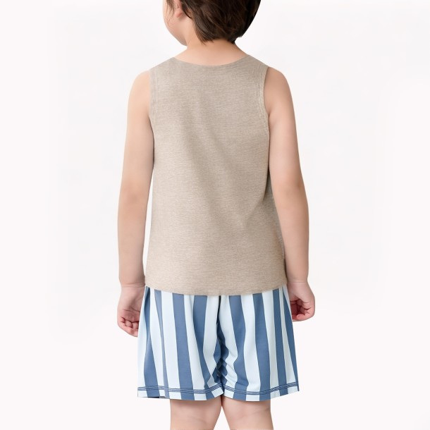 Boys' Loose Solid Color Vest
