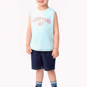 Light Blue Versatile Boy Vest