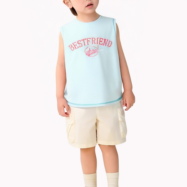 Light Blue Versatile Boy Vest