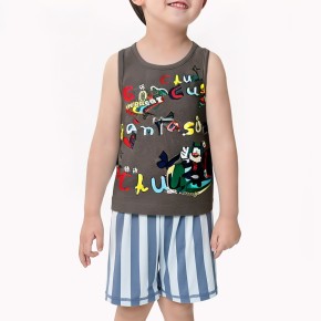 Fashionable Graffiti Boys Vest