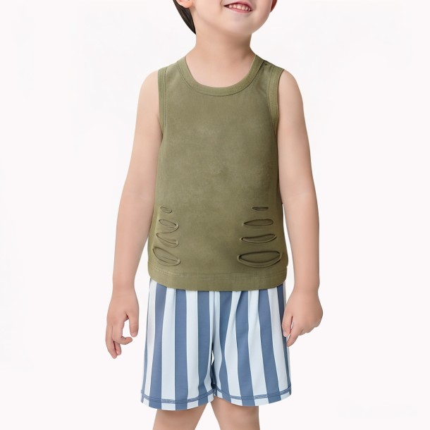 Children's Simple Hole Vest