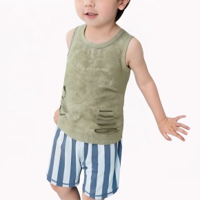 Children's Simple Hole Vest