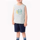 Boys Cartoon Print Vest