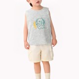 Boys Cartoon Print Vest